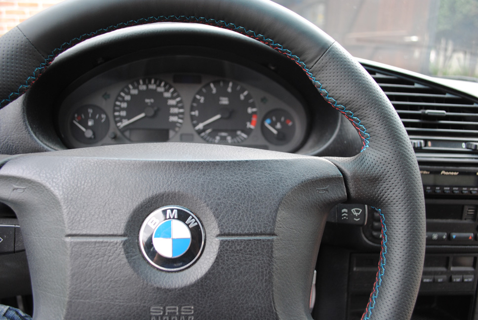 Bmw steering on sale wheel rewrap