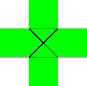 Cross shape